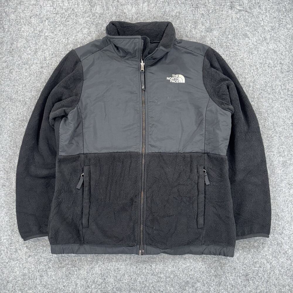 North Face Denali Fleece Polartec Jacket Girls XL Womens XS/S Black Full Zip '08